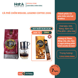 Cà phê chồn Hương Mai Cafe Weasel Legend Coffee 100% hạt Arabica nguyên chất 250gr