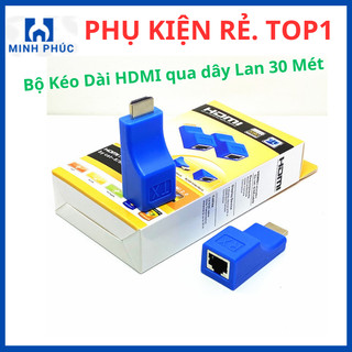 Bộ khuếch đại HDMI qua RJ45 ( cáp mạng ) kéo dài 30m ( HDMI to lan )