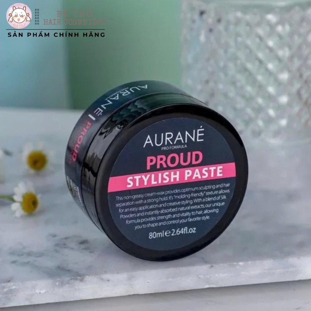 Aurane Sáp Tạo Kiểu Bóng Tóc Proud Stylish Paste 80ml