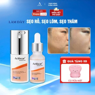 Kem Sẹo Và Serum Chuyên Sâu Lấp đầy Sẹo Rỗ, Sẹo Lõm, Xóa Sạch Sẹo Thâm Lâu Năm Actiscar