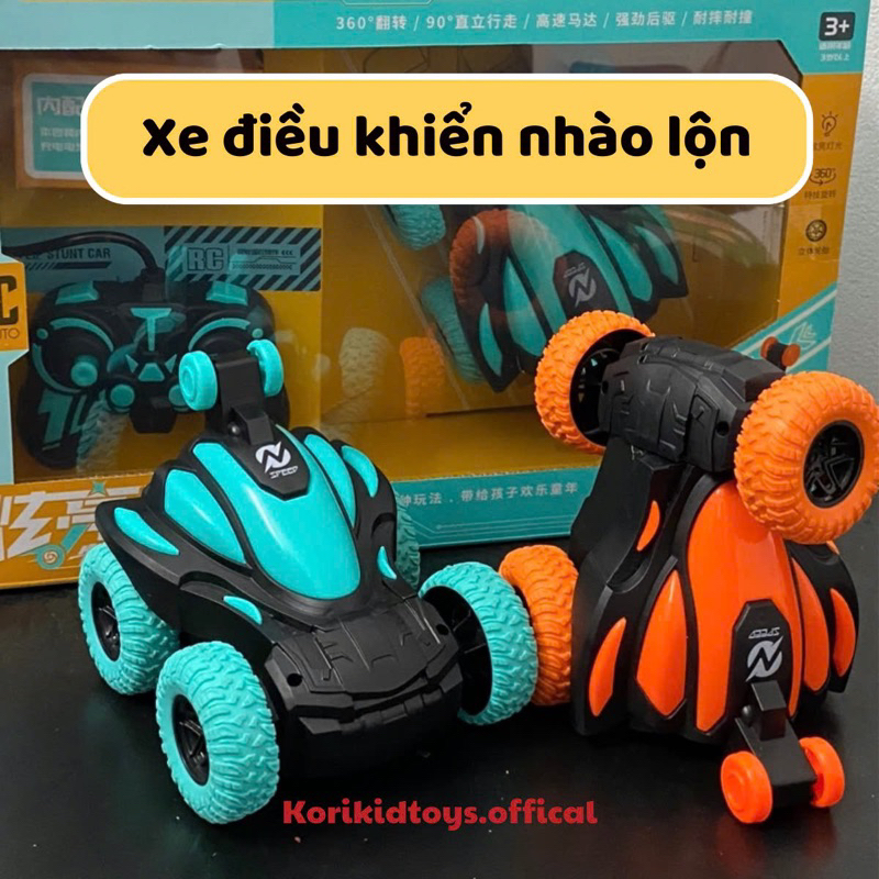 Xe ô tô điều khiển từ xa xoay 360 độ nhào lộn  - Stunt car