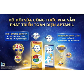 Combo 2 thùng Sữa Công Thức Aptamil Pha Sẵn 180ml thùng x 27hộp 180ml