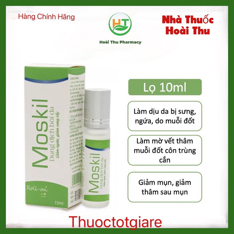 Lăn muỗi đốt ,côn trùng cắn Moskil - Thảo dược