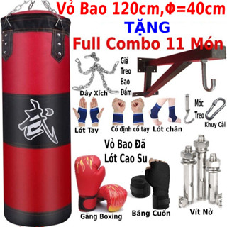 Vỏ Bao Cát Đấm Bốc Boxing Tập Võ Dài 150cm 125cm 105cm 50cm, Vỏ Bao Đấm Cát Boxing Treo Tường Dành Cho Người Lớn Trẻ Em