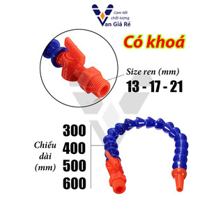 Vòi tưới nguội CÓ KHOÁ CNC - Vòi phun nước làm mát máy tiện, máy CNC