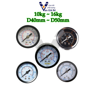 (Nhiều mẫu) Đồng hồ đo áp suất khí nén, bình CO2 hồ cá, bộ lọc hơi 10kg 16kg D40 D50