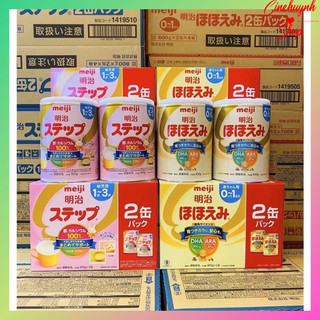 [HCM] SỮA MEIJI (LON) NỘI ĐỊA NHẬT số 0 và 9 - hộp 800gr