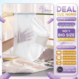  Quần lót Nữ Bigsize vải su lụa siêu mát Cạp Cao từ 48 - 100kg - Nội Y Bigsize - Mã N34 