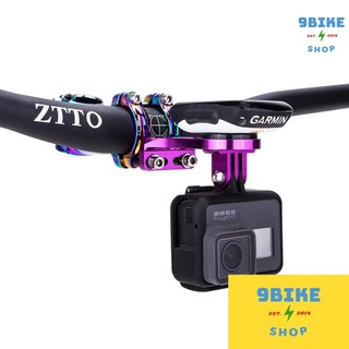 Giá bắt đồng hồ xe đạp cho Cateye, Garmin kèm gá treo đèn - Nhãn hiệu ZTTO
