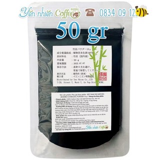Bột Tinh Than Tre Thực Phẩm Siêu Mịn Takesumi Nhật Bản 10µm (50 g)