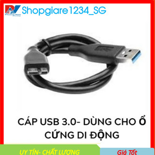 Dây Cáp USB 3.0 / 2.0 ZIN Dùng Cho Ổ Cứng Di Động (HDD BOX)
