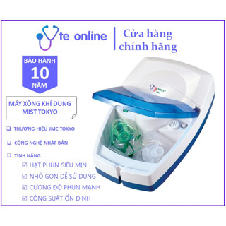 Máy Xông Khí Dung Cao Cấp Mist Tokyo Japan - Xông Mũi Hong, Hen Suyển, Viêm Hô Hấp, Viêm Phổi