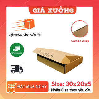 30x20x5 combo 20 hộp nắp gài trum
