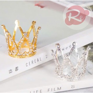 [SIÊU RẺ❤️] – Vương miện đính đá size nhỏ - Trang trí bánh sinh nhật bánh kem