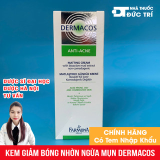 [Chính Hãng] Kem Giảm Bóng Nhờn, Ngừa Mụn Farmona Dermacos Anti Acne Matting Cream 50ml