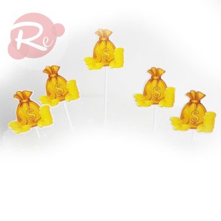 [SIÊU RẺ❤️] – SCG túi tiền (5 cây) - Trang trí bánh sinh nhật bánh kem