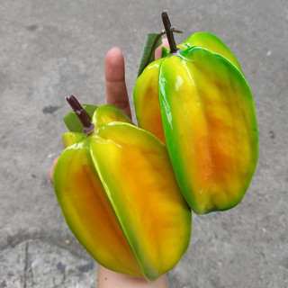 1 Quả khế giả màu vàng - trái cây giả - Hoa giả - TUYET XUAN SHOP