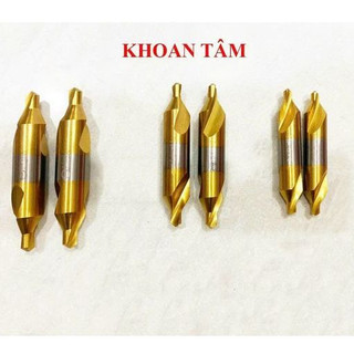 MŨI KHOAN TÂM PHỦ TIN VÀNG Tisin 2 ĐẦU - Chuyên Thép Inox