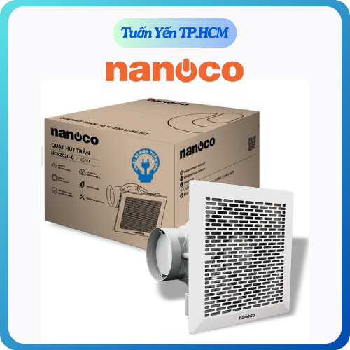 Quạt hút âm trần có ống dẫn Nanoco NCV2020-C