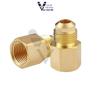 Nối ren trong côn lồi ống đồng 6mm 8mm 10mm 12mm 16mm 19mm - lã ống đồng ren trong