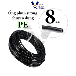 Ống phun sương 8mm - Ống PE đen 8ly (Theo mét)