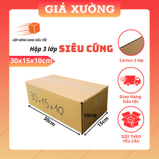 30x15x10 1 Hộp carton đóng hàng