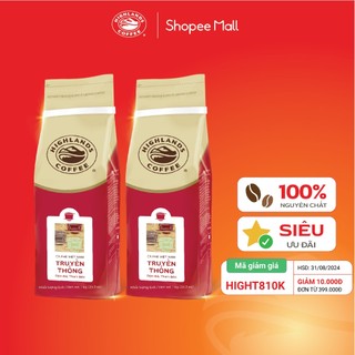 Combo 2 Cà Phê Rang Xay Truyền Thống Highlands Coffee 1kg