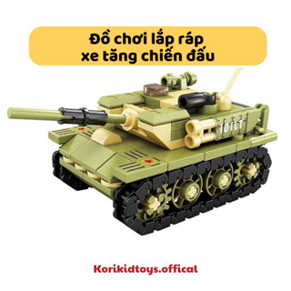 Bộ đồ chơi lắp ráp xe tăng T99 Mỹ size 149 pcs nhỏ