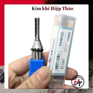 Mũi cắt CNC phay gỗ Tideway dao phay 3 cánh 2 me thẳng và xoắn TCT 5mm 6mm 8mm MCCNC-TW
