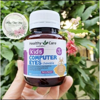 Kẹo nhai bổ mắt cho bé dùng nhiều máy tính Healthy Care Kids Computer eyes 60 viên