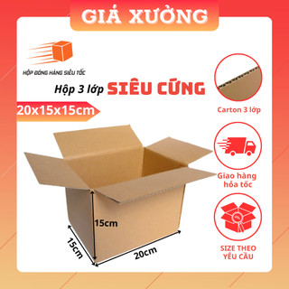 20x15x15 1 Hộp carton đóng hàng