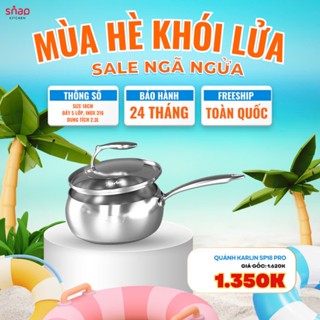 Nồi chảo quánh Karlin Ps20pro, SP18, SP14 inox 316 cao cấp