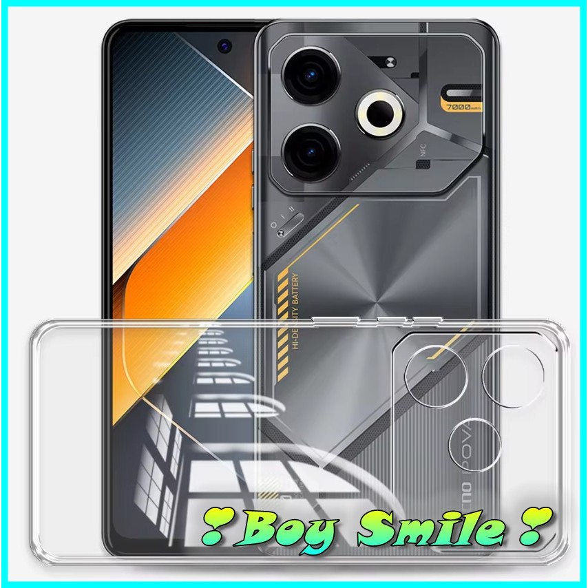 Ốp chống va đập dành cho Tecno Pova 6 , Pova 6 pro Pova 6 Neo trong suốt