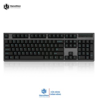 Bàn Phím Cơ Leopold FC900R PD BT Sky Blue Font (Grey Case) Bluetooth Hàng chính hãng