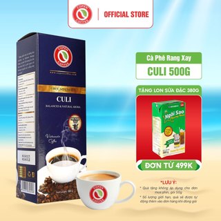 Cà phê phin rang xay truyền thống - Culi Copen Coffee 500G kèm phin Inox - vị đắng vừa, thanh chua, hậu vị thơm lâu