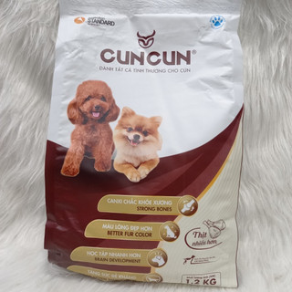 Thức ăn cho chó Cuncun dành cho chó poodle, phốc sóc, chihuahua 1,2kg
