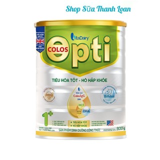 [HSD T12-2026] [Quét Mã QR Tích Xu] Sữa Bột Vitadairy Colos Opti 0+/ 1+ 800g.
