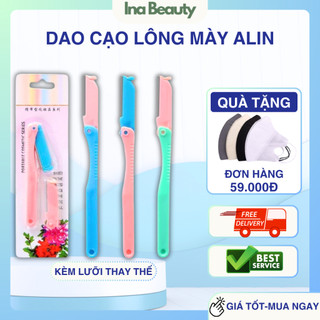 Dao cạo lông mày mặt alin kèm lưỡi thay thế