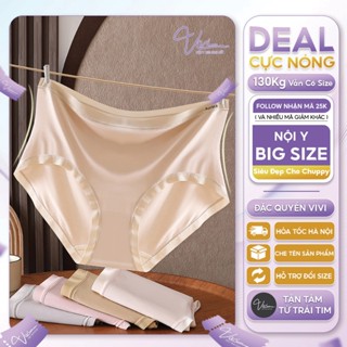 Quần lót nữ bigsize vải cotton - Chất siêu đẹp- Vivi Nội Y Big size cỡ lớn - Đồ lót nữ cỡ lớn tới 120Kg - Mã N65