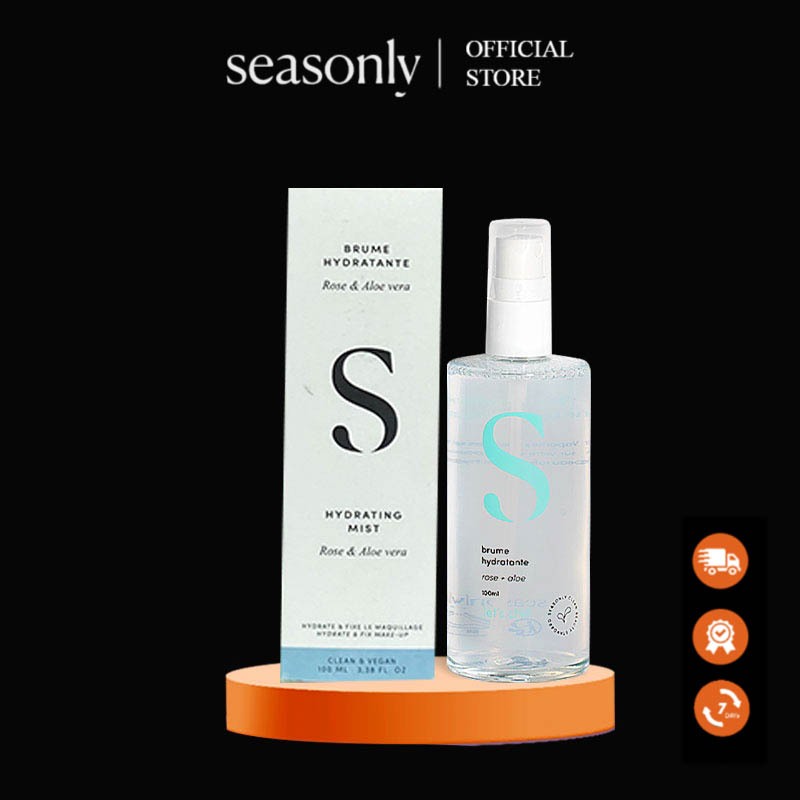 Xịt khoáng dưỡng ẩm Seasonly Moisturising Mist (Brume Hydratante) 100ml