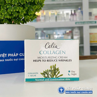  Kem dưỡng ẩm Celia Collagen Moisturizing Face Cream  chống nhăn ngăn ngừa lão hóa 50gam 