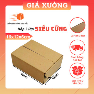 16x12x6 1 Hộp carton đóng hàng