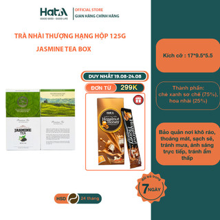 Trà xanh thượng hạng Hương Mai Cafe Premium Green Tea 100% lá trà non tươi sạch 125gr