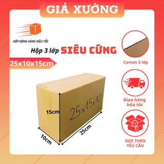 25x15x10 1 Hộp carton đóng hàng