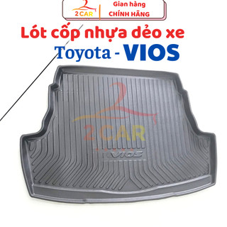 Lót cốp xe Toyota Vios 2003- 2021, 2022, 2023,2024 nhựa dẻo cao cấp
