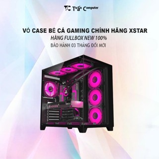 Vỏ Case Máy Tính Bể Cá X-star Mini  2 Mặt Kính Cường Lực - No fan