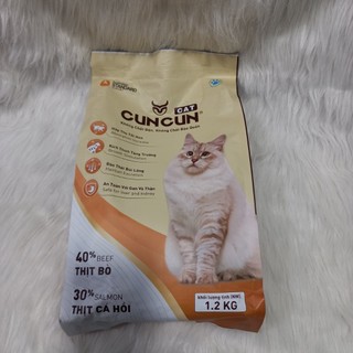 Thức ăn cho mèo Cuncun 1.2kg - Không chất bảo quản