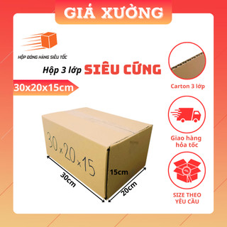 30x20x15 1 Hộp carton đóng hàng