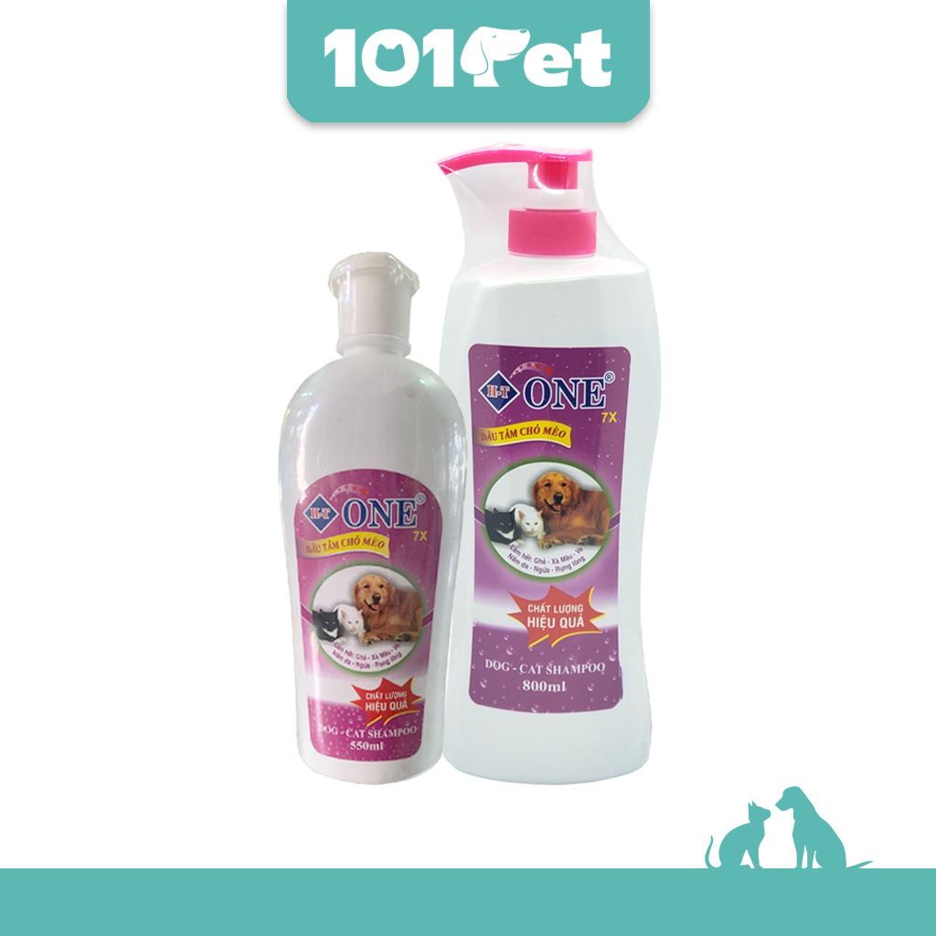 Sữa Tắm Cho Chó One 7x, Sữa Tắm Chó Mèo Làm Hết Ghẻ Ngứa, Giảm Ve Rận Và Rụng Lông - 101Pet