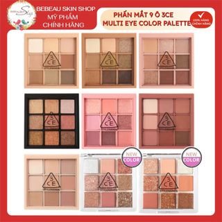 Bảng Phấn Mắt 9 Ô 3CE Multi Eye Color Palette Overtake Shot Again Delight Full Beach Muse - Bebeau